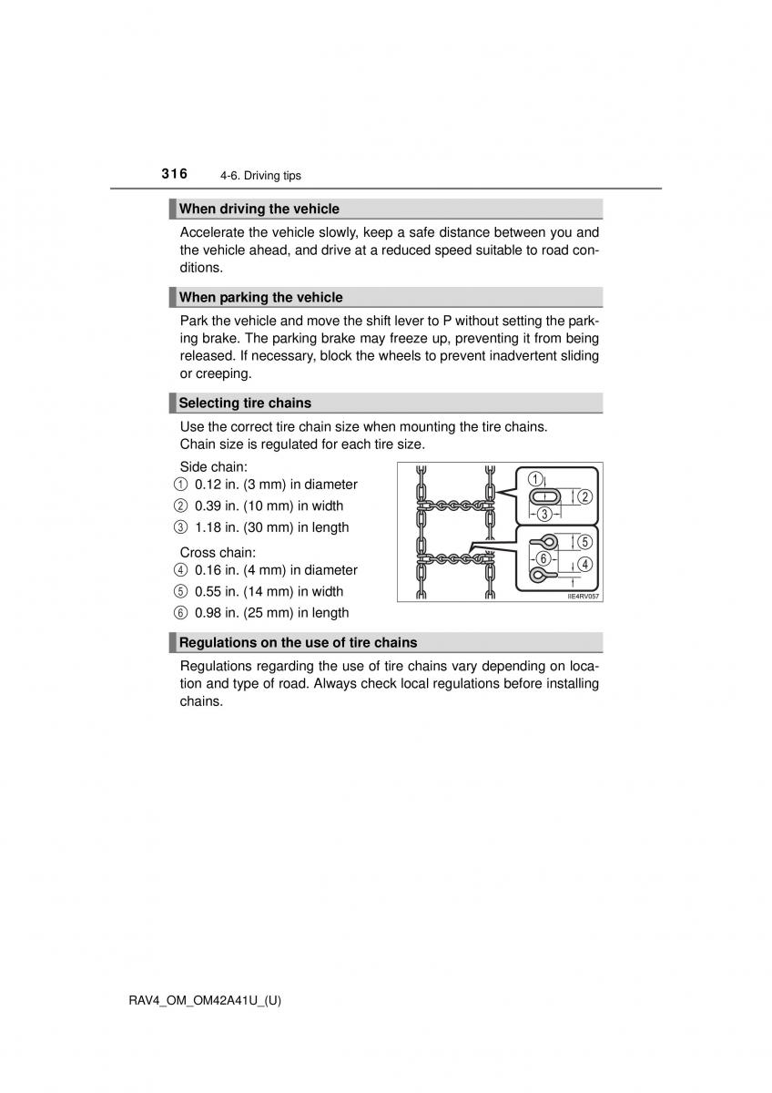 Toyota RAV4 IV 4 owners manual / page 316