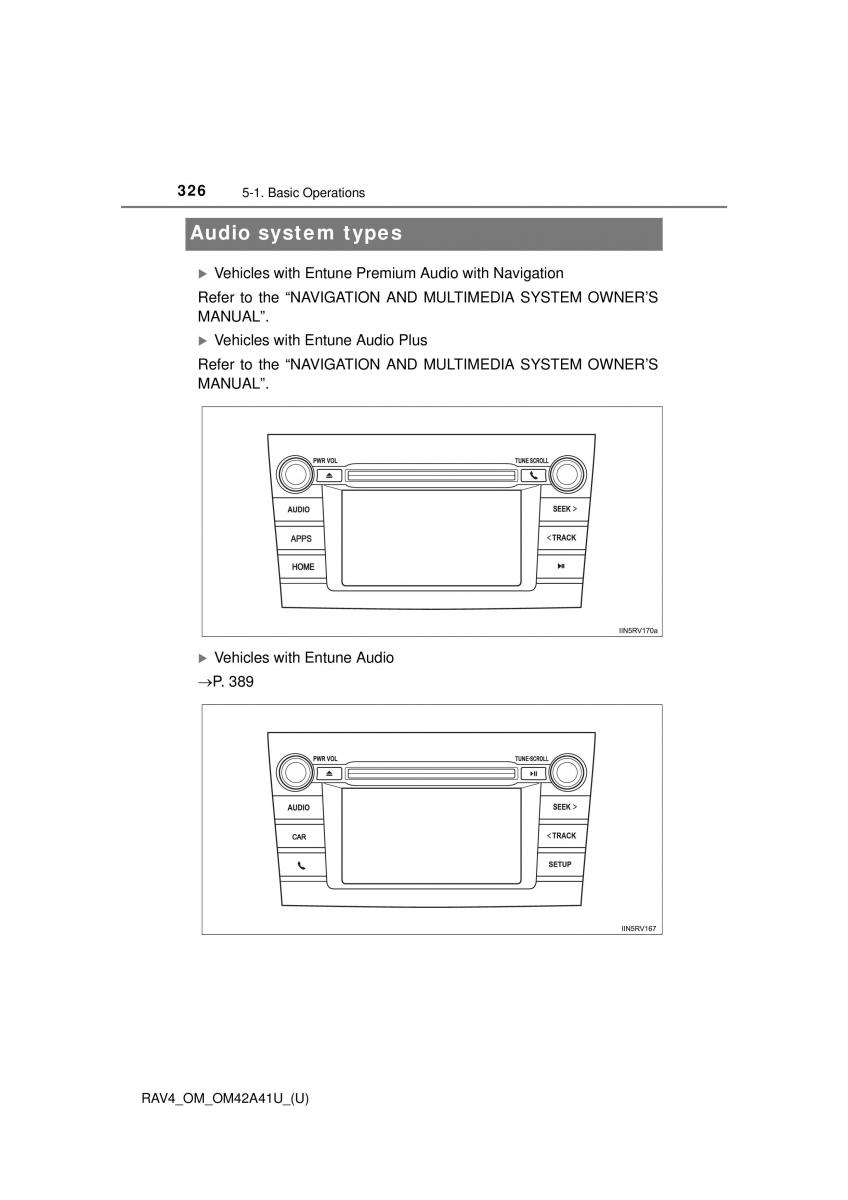 Toyota RAV4 IV 4 owners manual / page 326