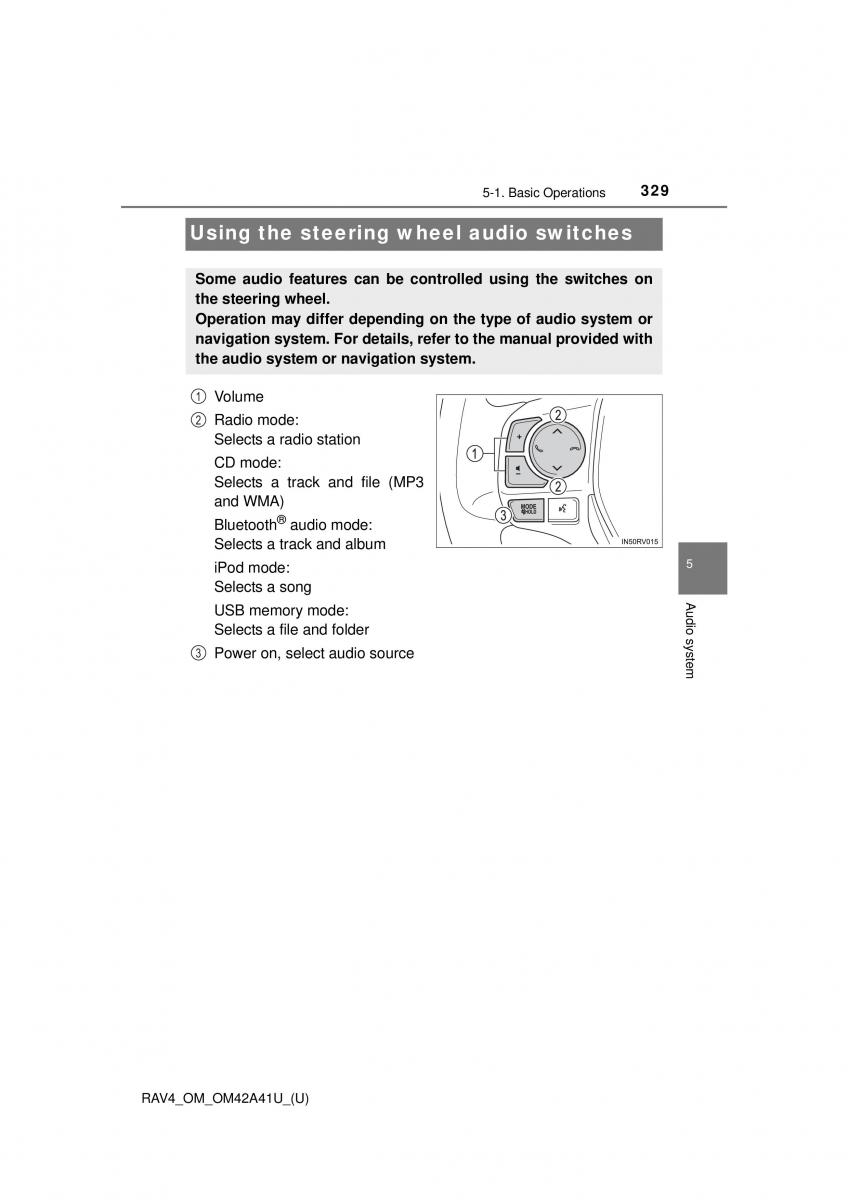 Toyota RAV4 IV 4 owners manual / page 329