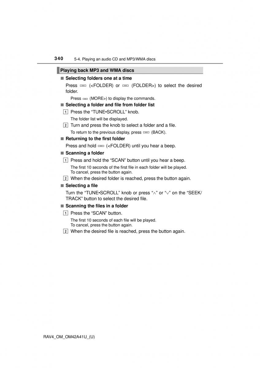 Toyota RAV4 IV 4 owners manual / page 340