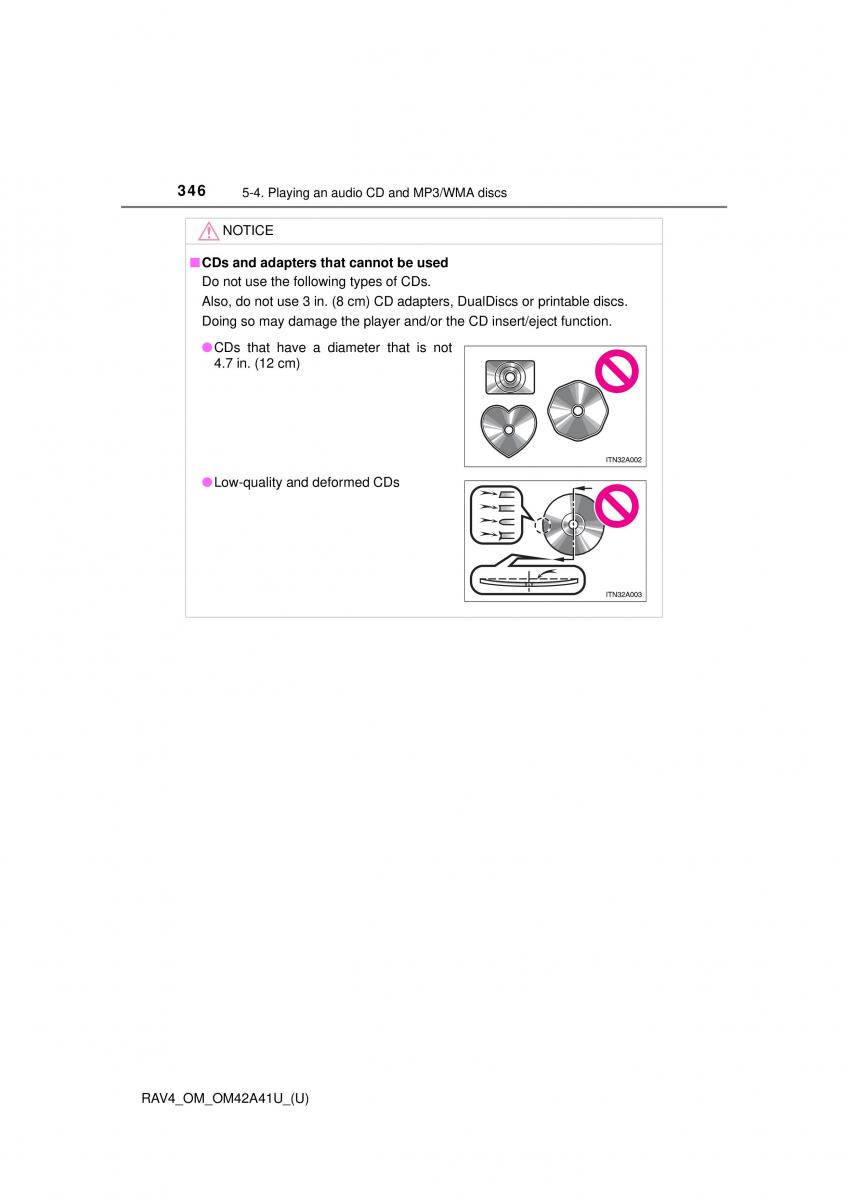 Toyota RAV4 IV 4 owners manual / page 346