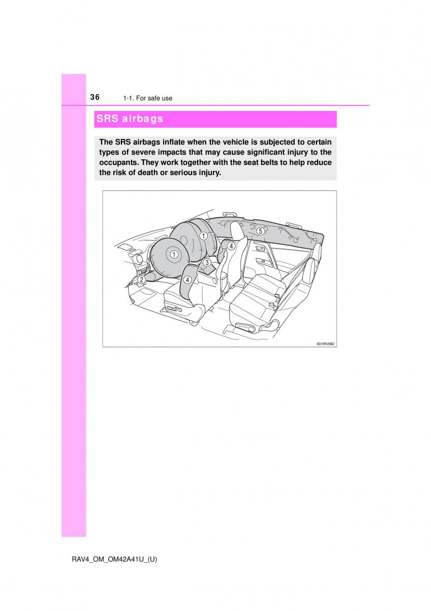 Toyota RAV4 IV 4 owners manual / page 36