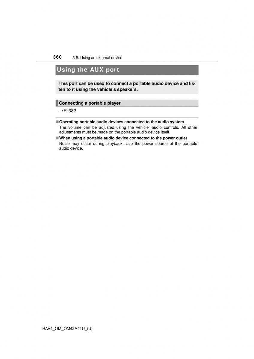 Toyota RAV4 IV 4 owners manual / page 360