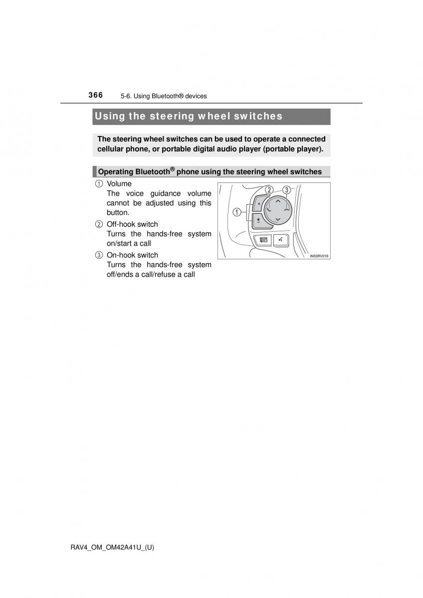 Toyota RAV4 IV 4 owners manual / page 366