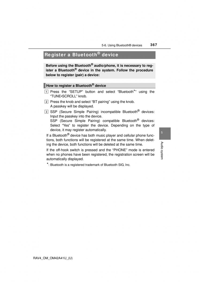 Toyota RAV4 IV 4 owners manual / page 367