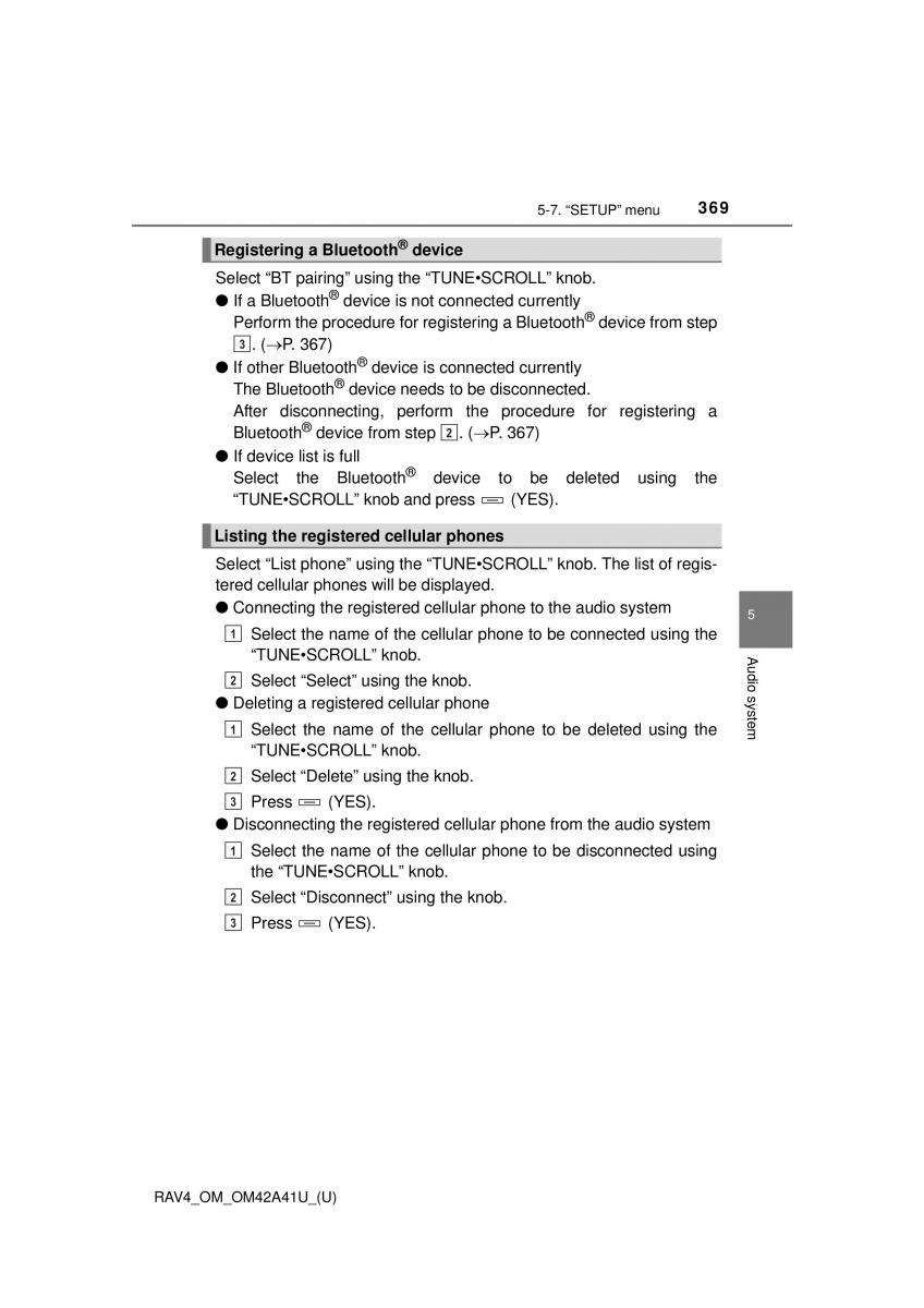 Toyota RAV4 IV 4 owners manual / page 369