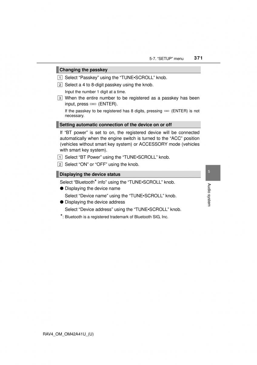 Toyota RAV4 IV 4 owners manual / page 371