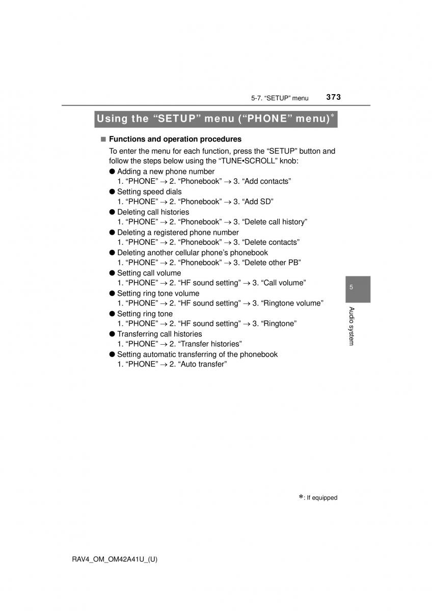 Toyota RAV4 IV 4 owners manual / page 373