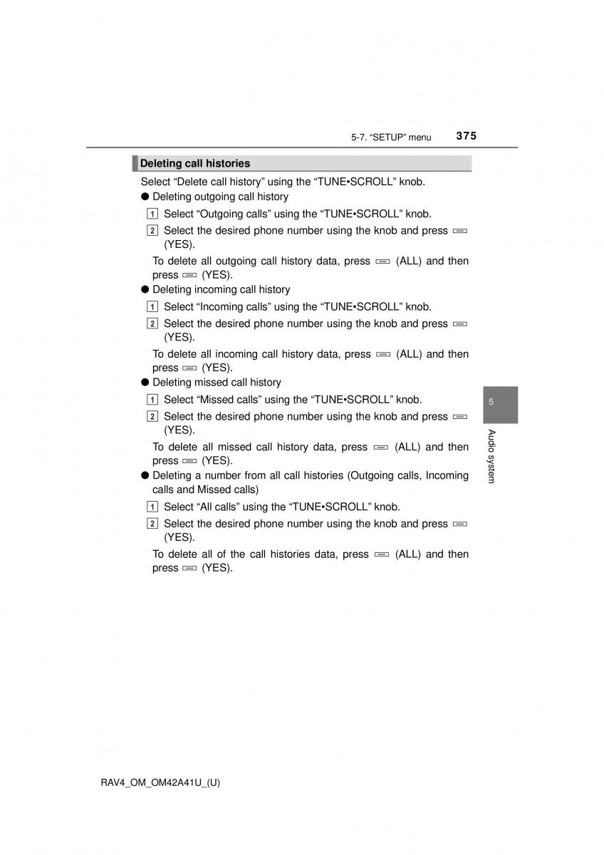 Toyota RAV4 IV 4 owners manual / page 375