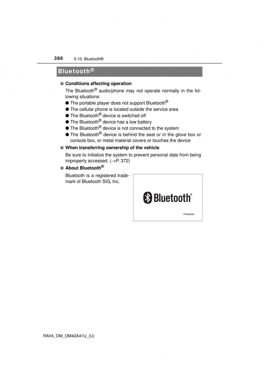 Toyota RAV4 IV 4 owners manual / page 386