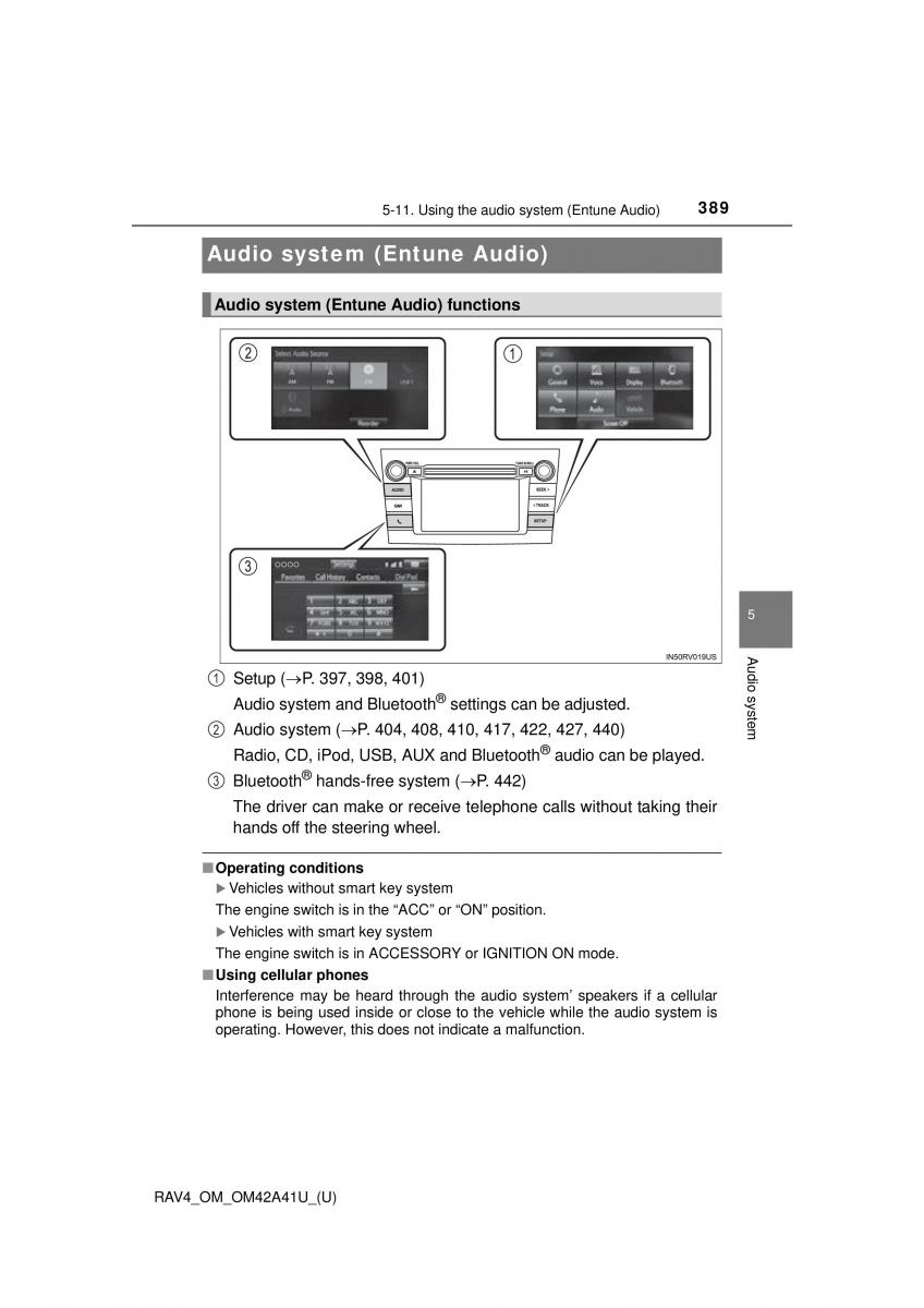 Toyota RAV4 IV 4 owners manual / page 389