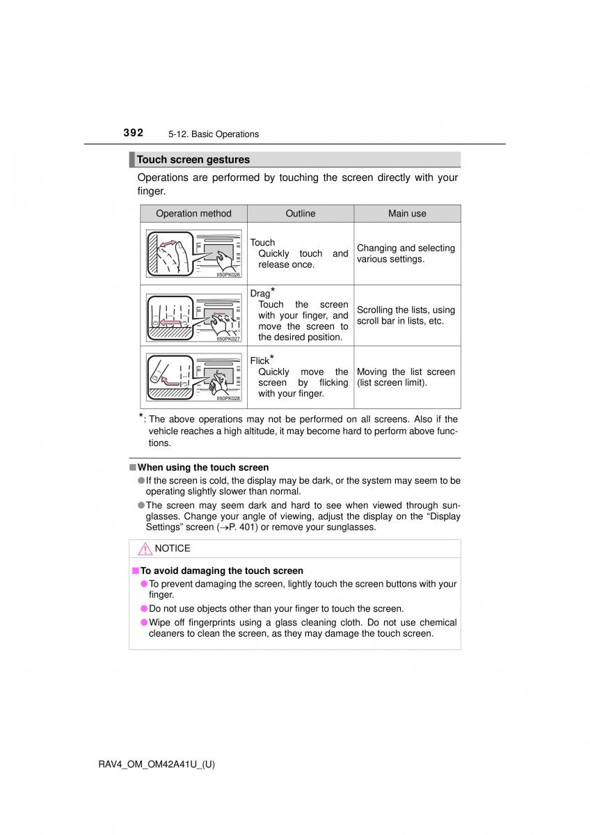 Toyota RAV4 IV 4 owners manual / page 392