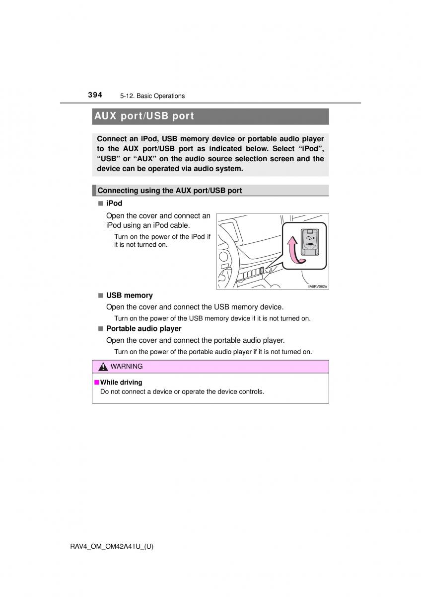 Toyota RAV4 IV 4 owners manual / page 394