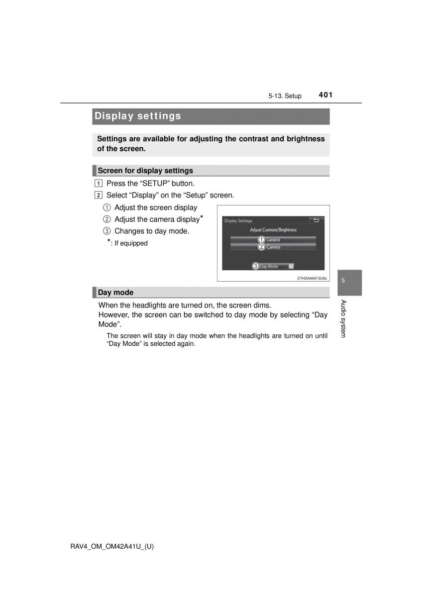 Toyota RAV4 IV 4 owners manual / page 401