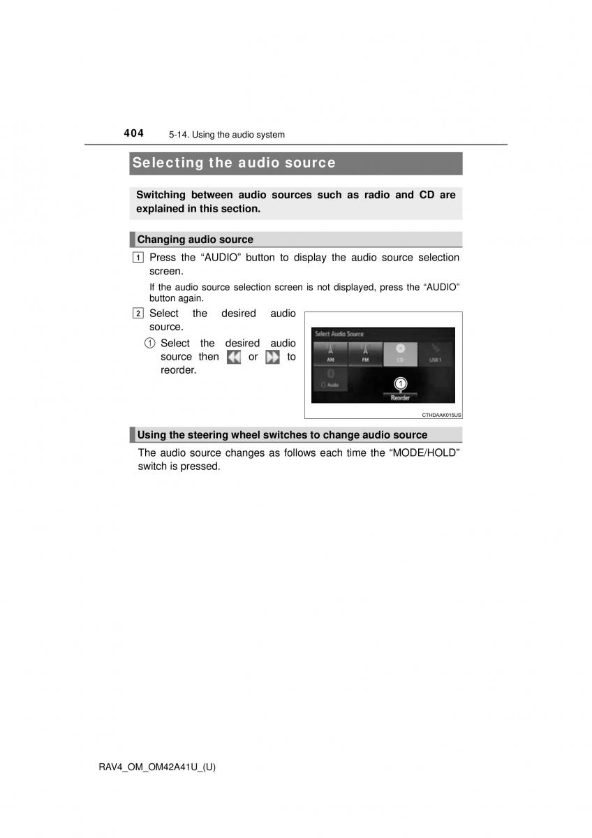 Toyota RAV4 IV 4 owners manual / page 404