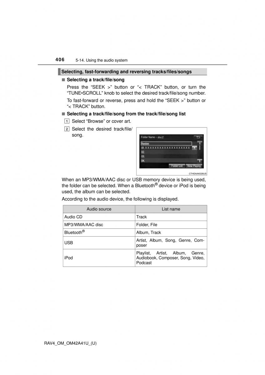 Toyota RAV4 IV 4 owners manual / page 406