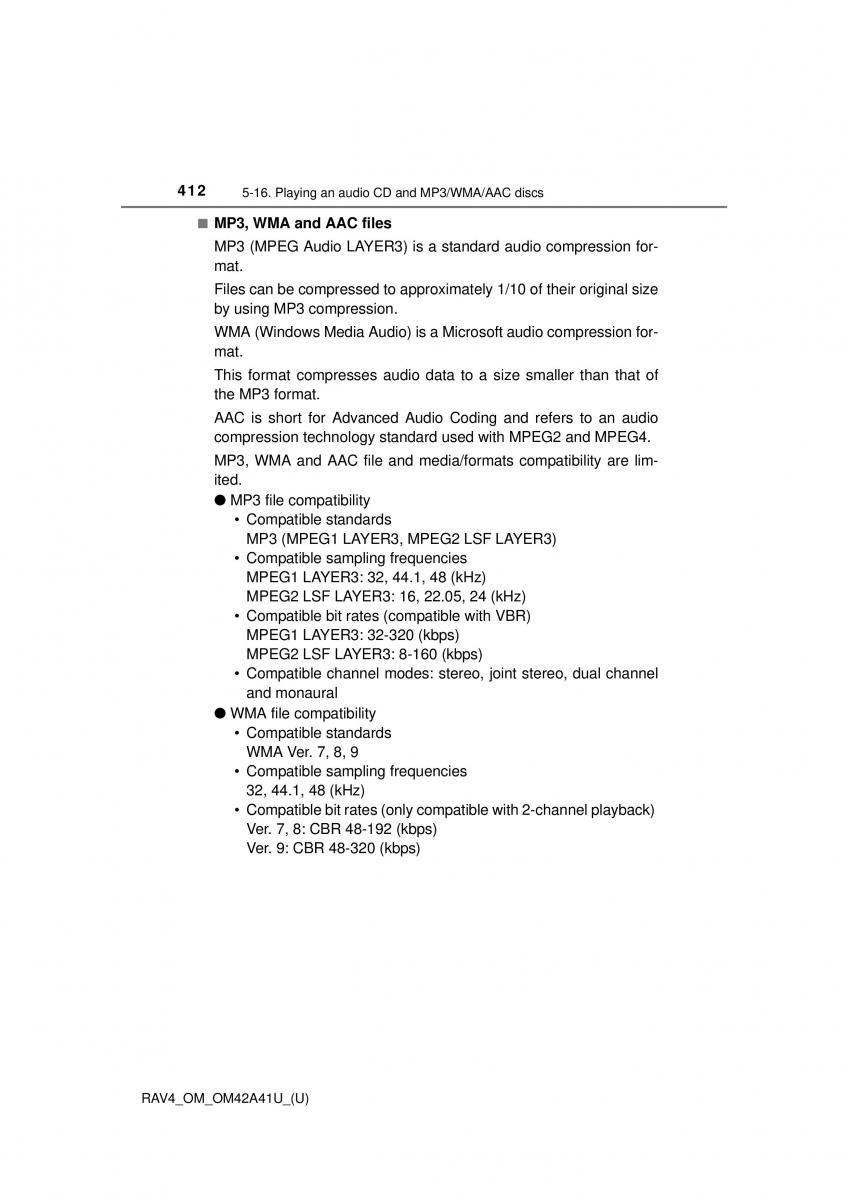 Toyota RAV4 IV 4 owners manual / page 412