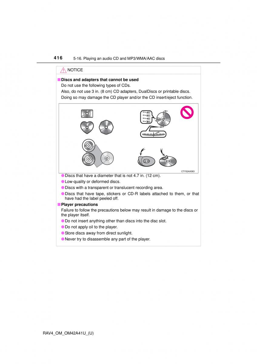 Toyota RAV4 IV 4 owners manual / page 416