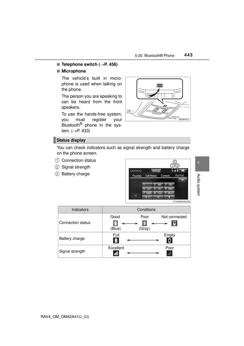 Toyota RAV4 IV 4 owners manual / page 443