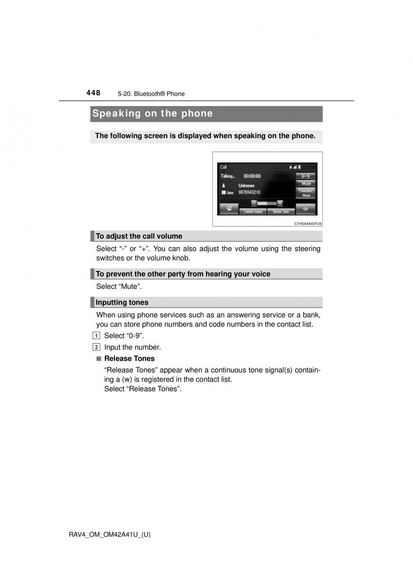 Toyota RAV4 IV 4 owners manual / page 448