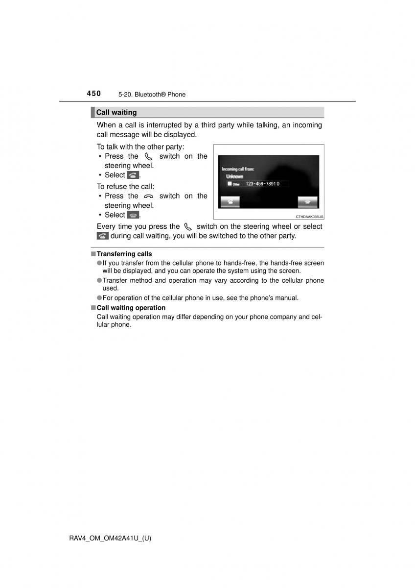 Toyota RAV4 IV 4 owners manual / page 450