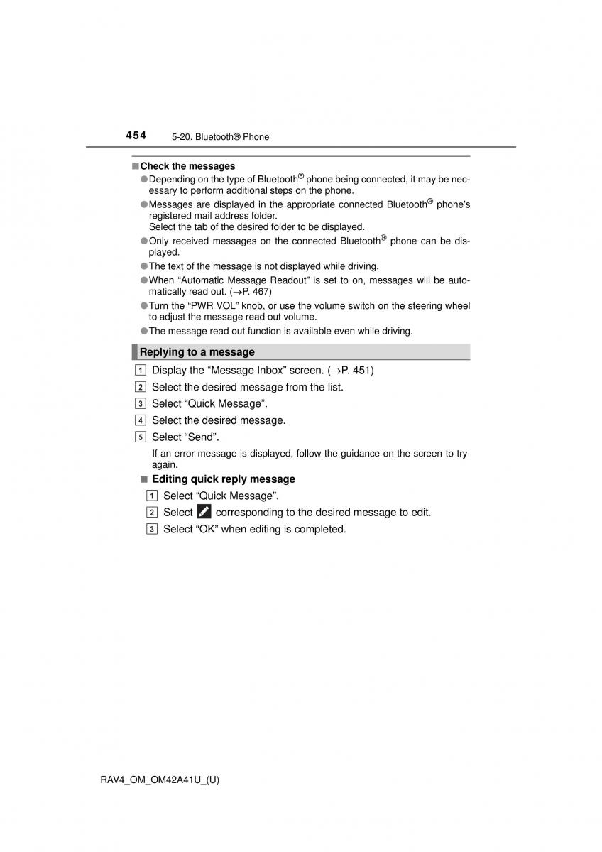 Toyota RAV4 IV 4 owners manual / page 454