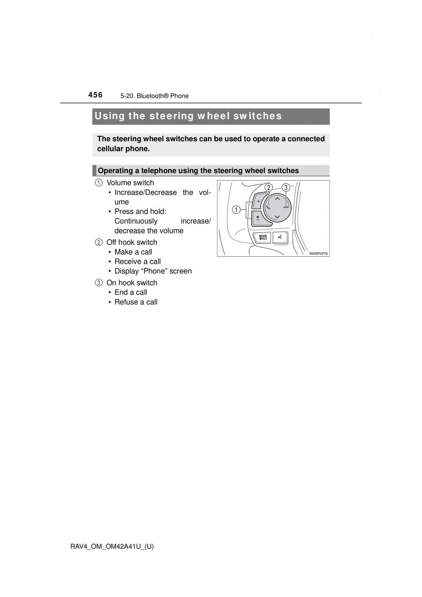 Toyota RAV4 IV 4 owners manual / page 456