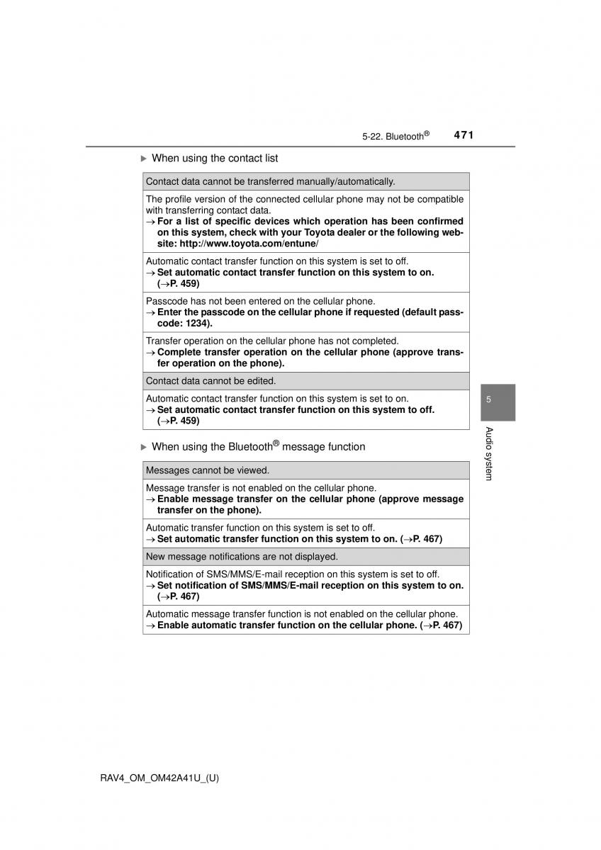 Toyota RAV4 IV 4 owners manual / page 471