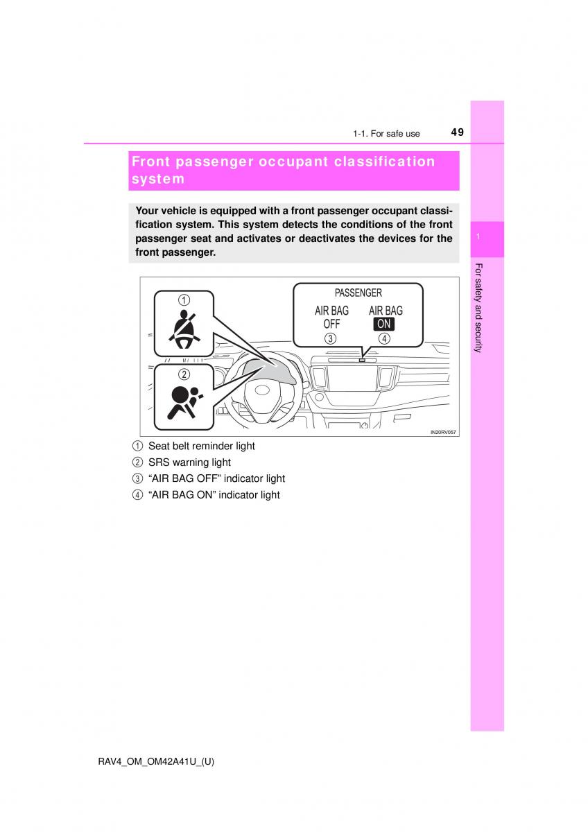 Toyota RAV4 IV 4 owners manual / page 49