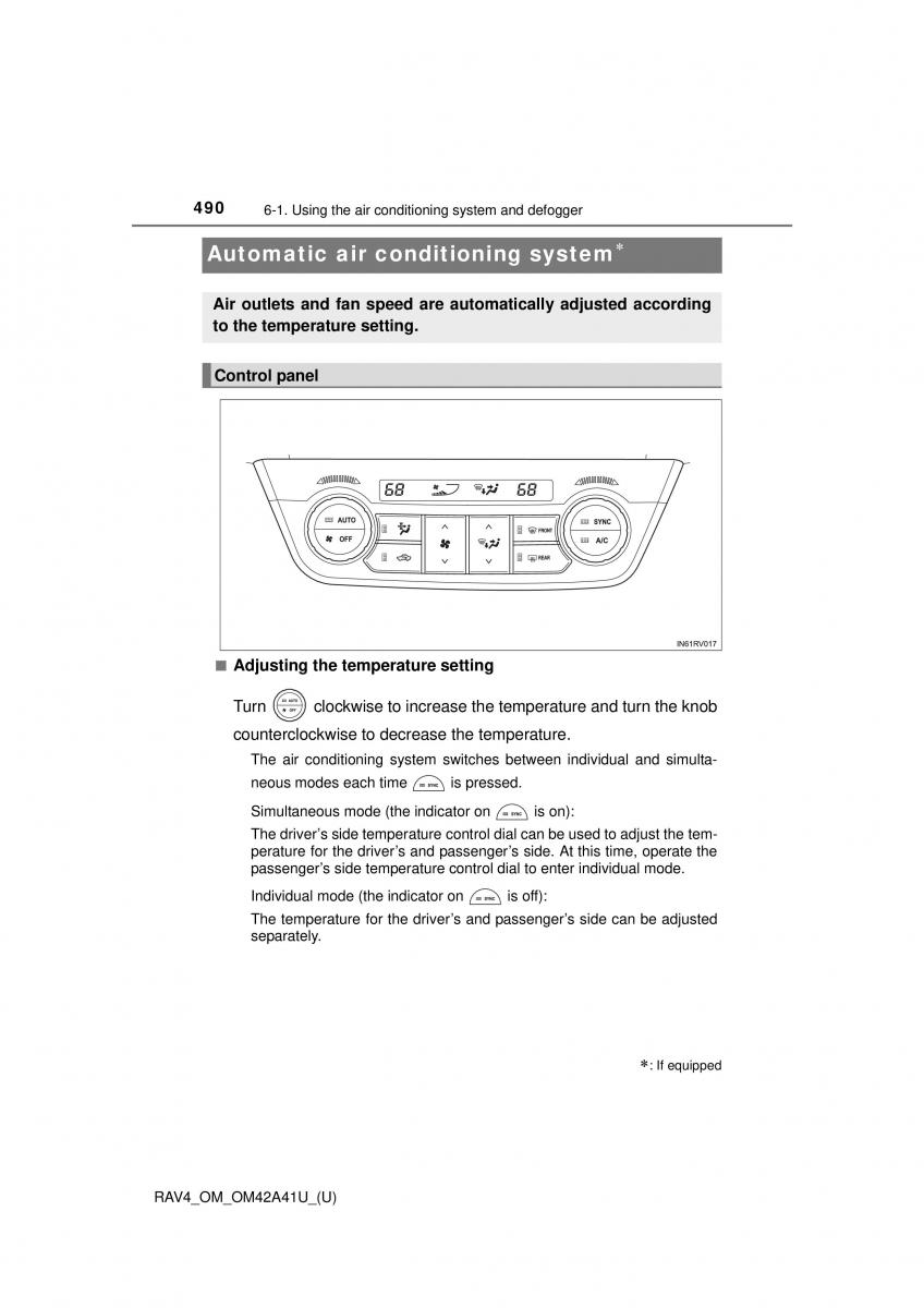 Toyota RAV4 IV 4 owners manual / page 490