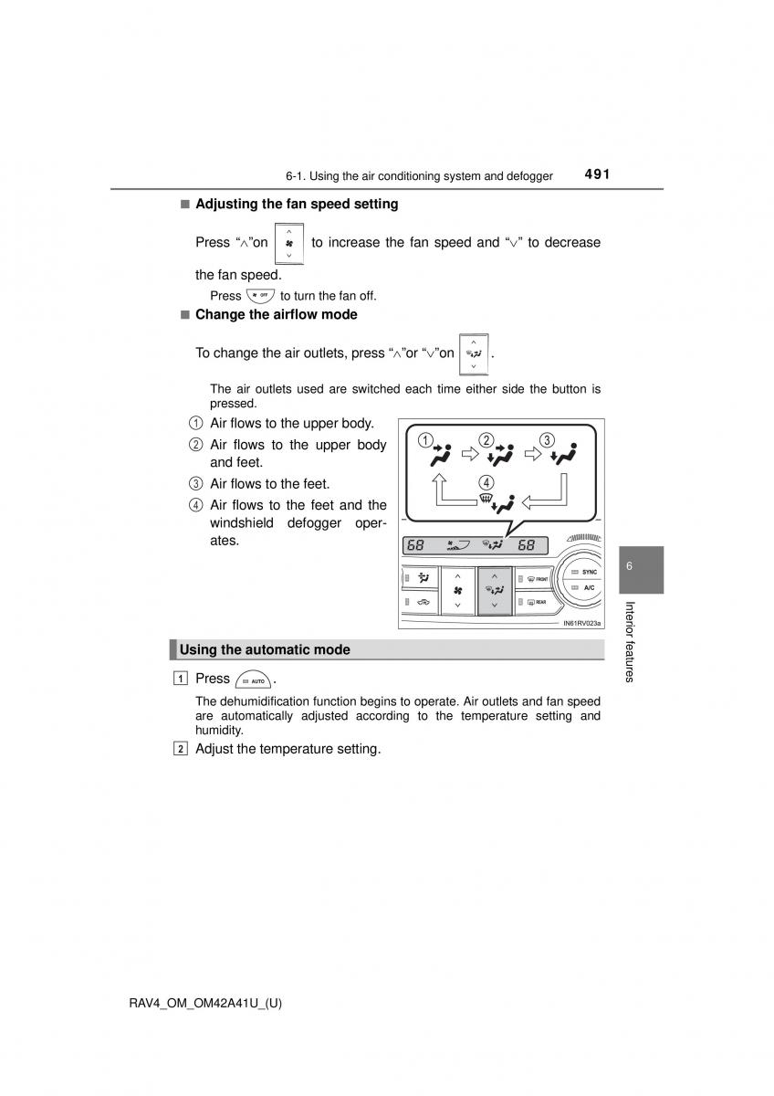 Toyota RAV4 IV 4 owners manual / page 491