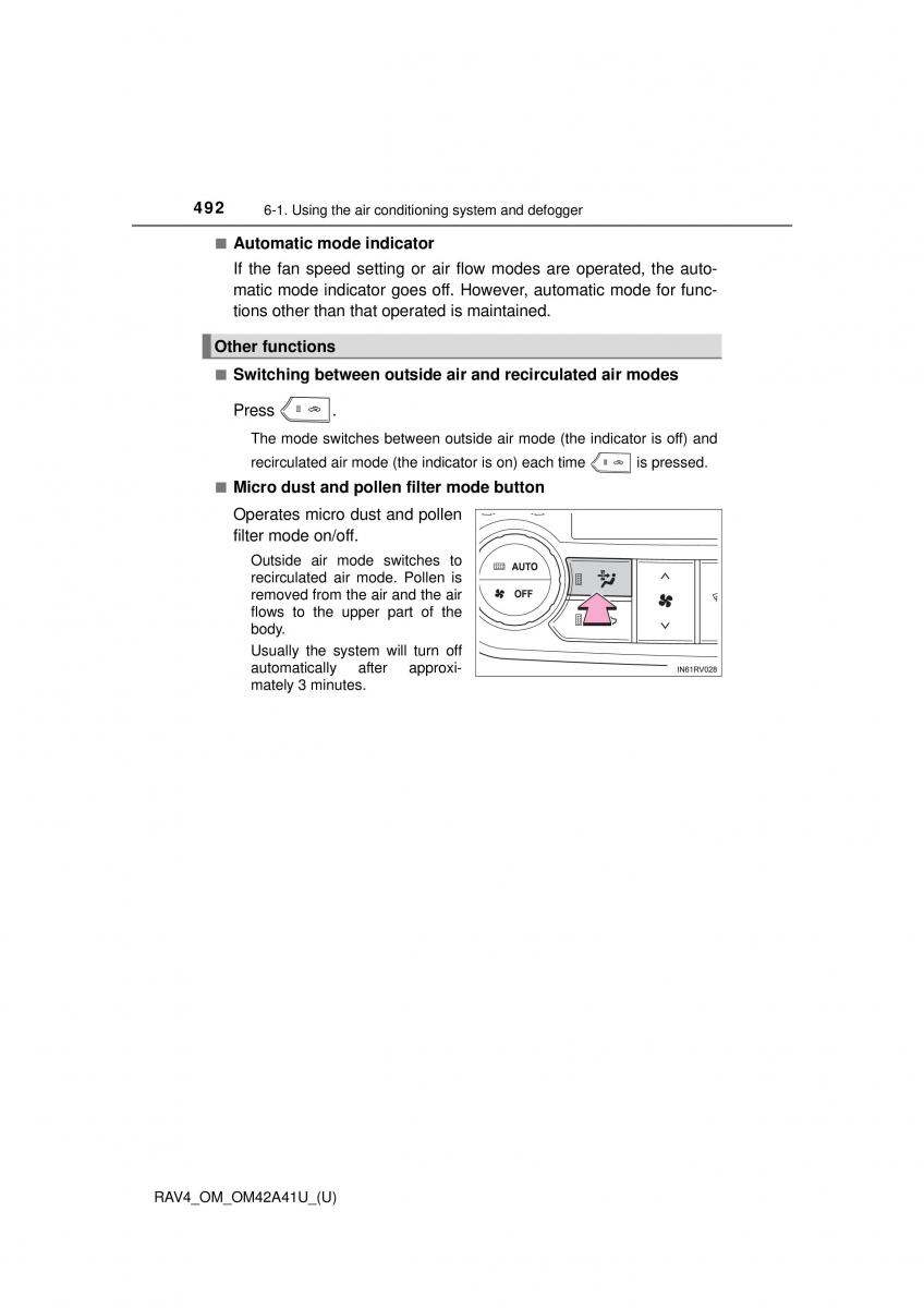 Toyota RAV4 IV 4 owners manual / page 492