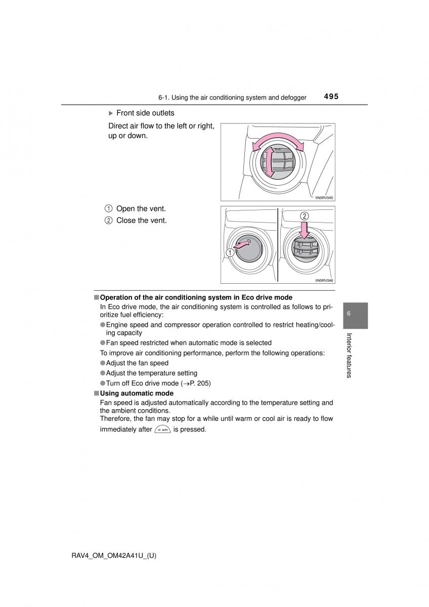 Toyota RAV4 IV 4 owners manual / page 495