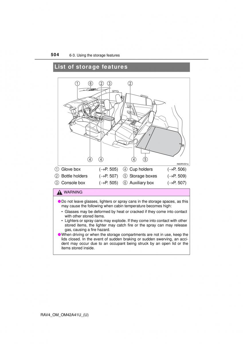 Toyota RAV4 IV 4 owners manual / page 504