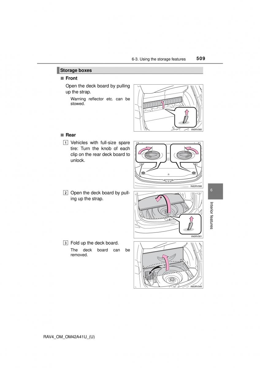 Toyota RAV4 IV 4 owners manual / page 509