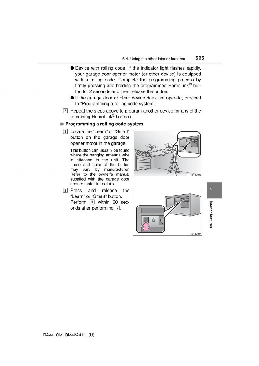 Toyota RAV4 IV 4 owners manual / page 525