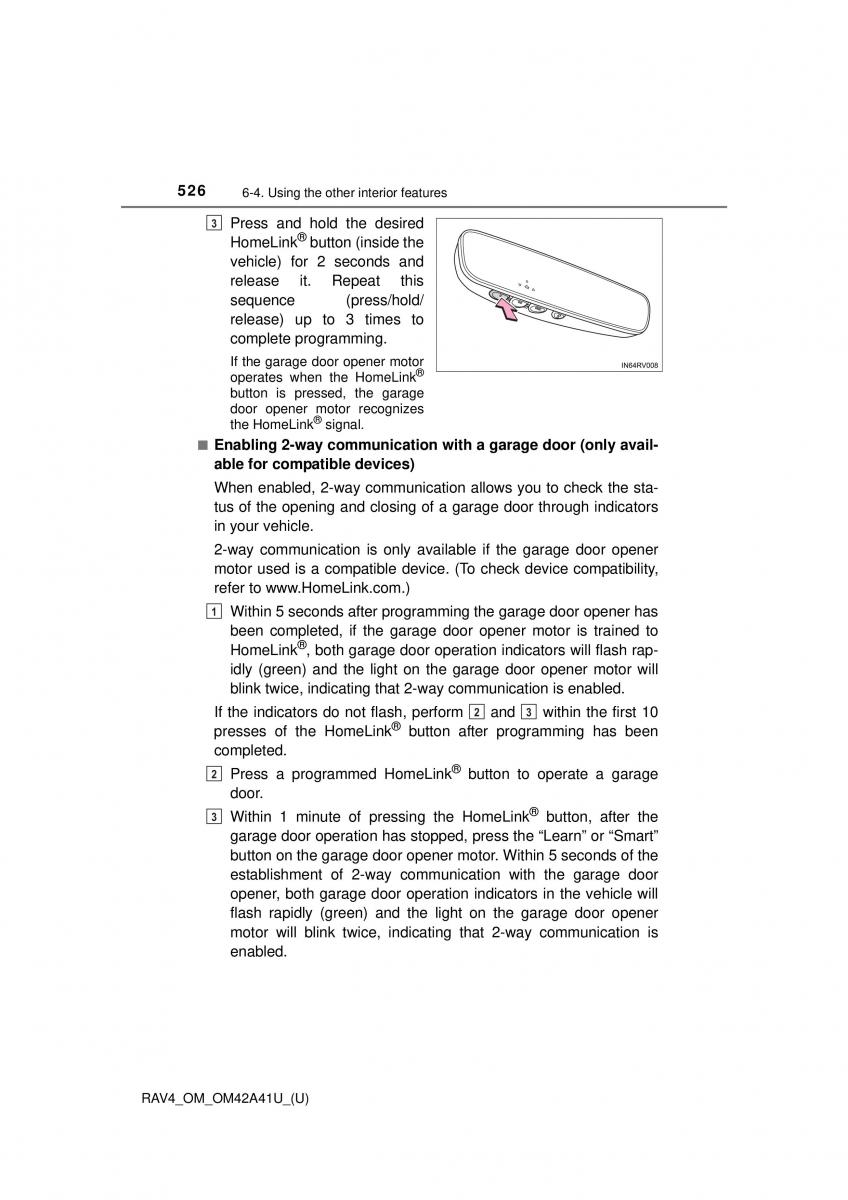 Toyota RAV4 IV 4 owners manual / page 526