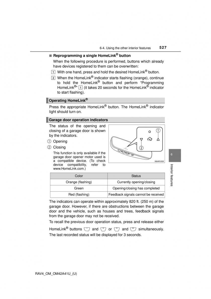 Toyota RAV4 IV 4 owners manual / page 527