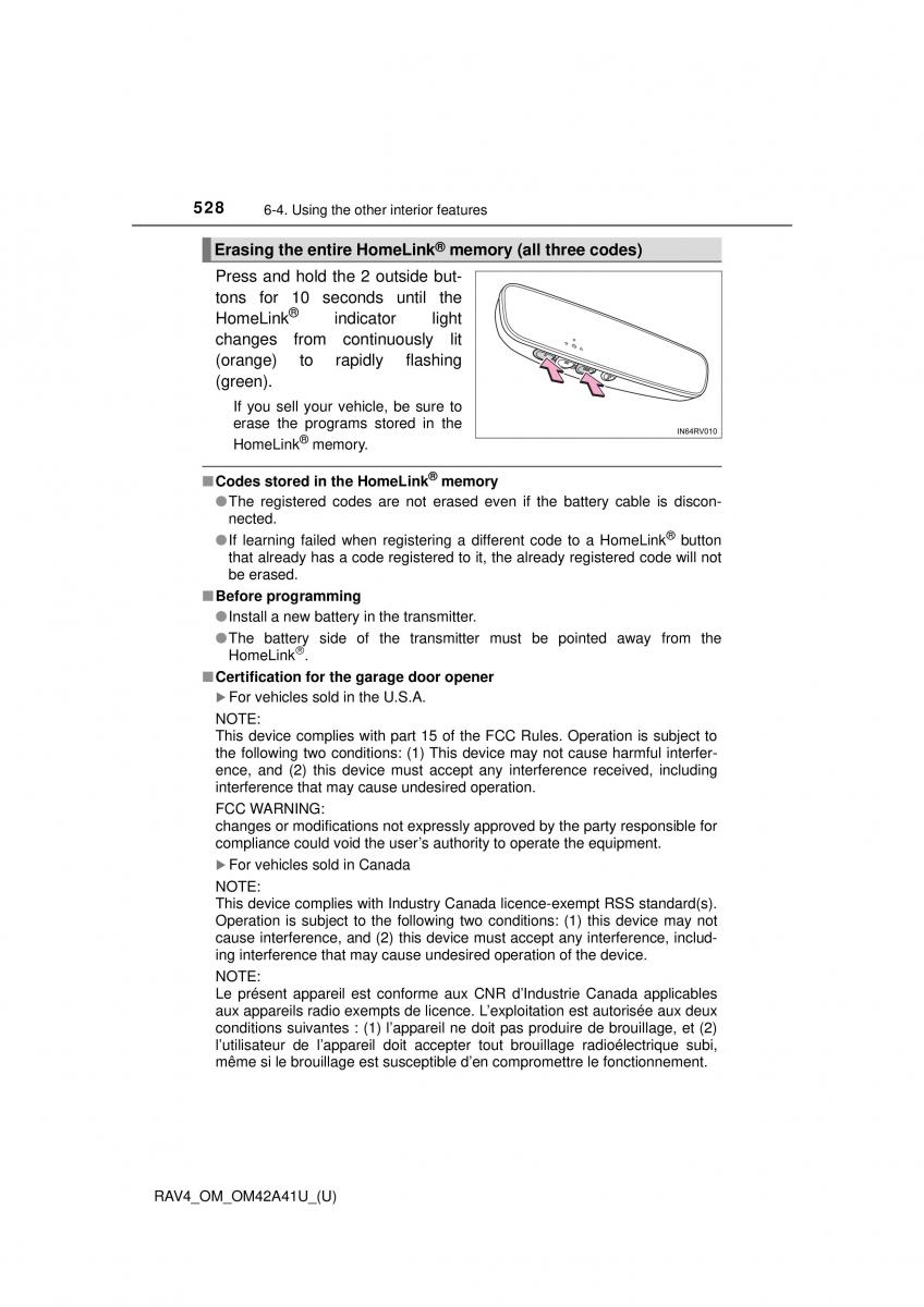 Toyota RAV4 IV 4 owners manual / page 528