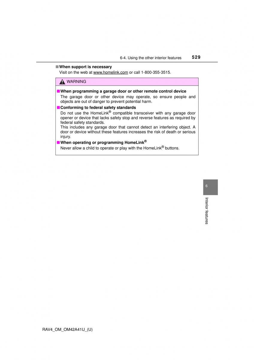 Toyota RAV4 IV 4 owners manual / page 529