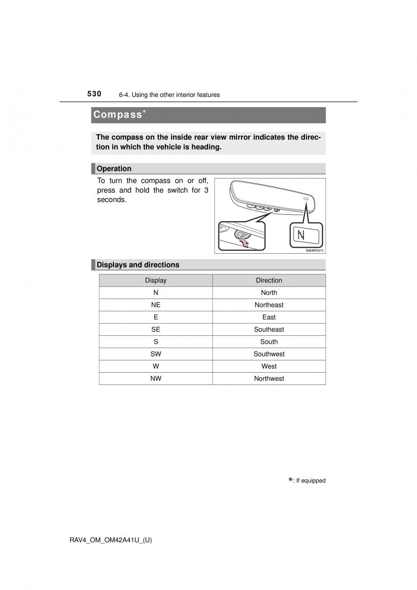 Toyota RAV4 IV 4 owners manual / page 530