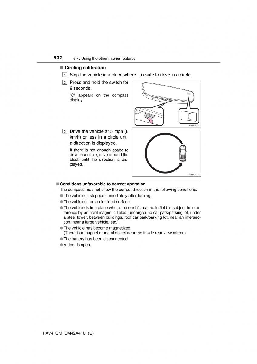 Toyota RAV4 IV 4 owners manual / page 532