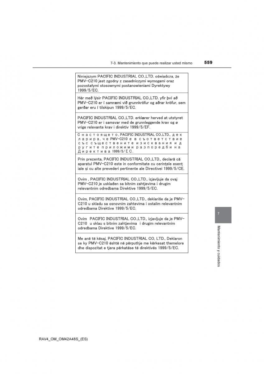 Toyota RAV4 IV 4 manual del propietario / page 559