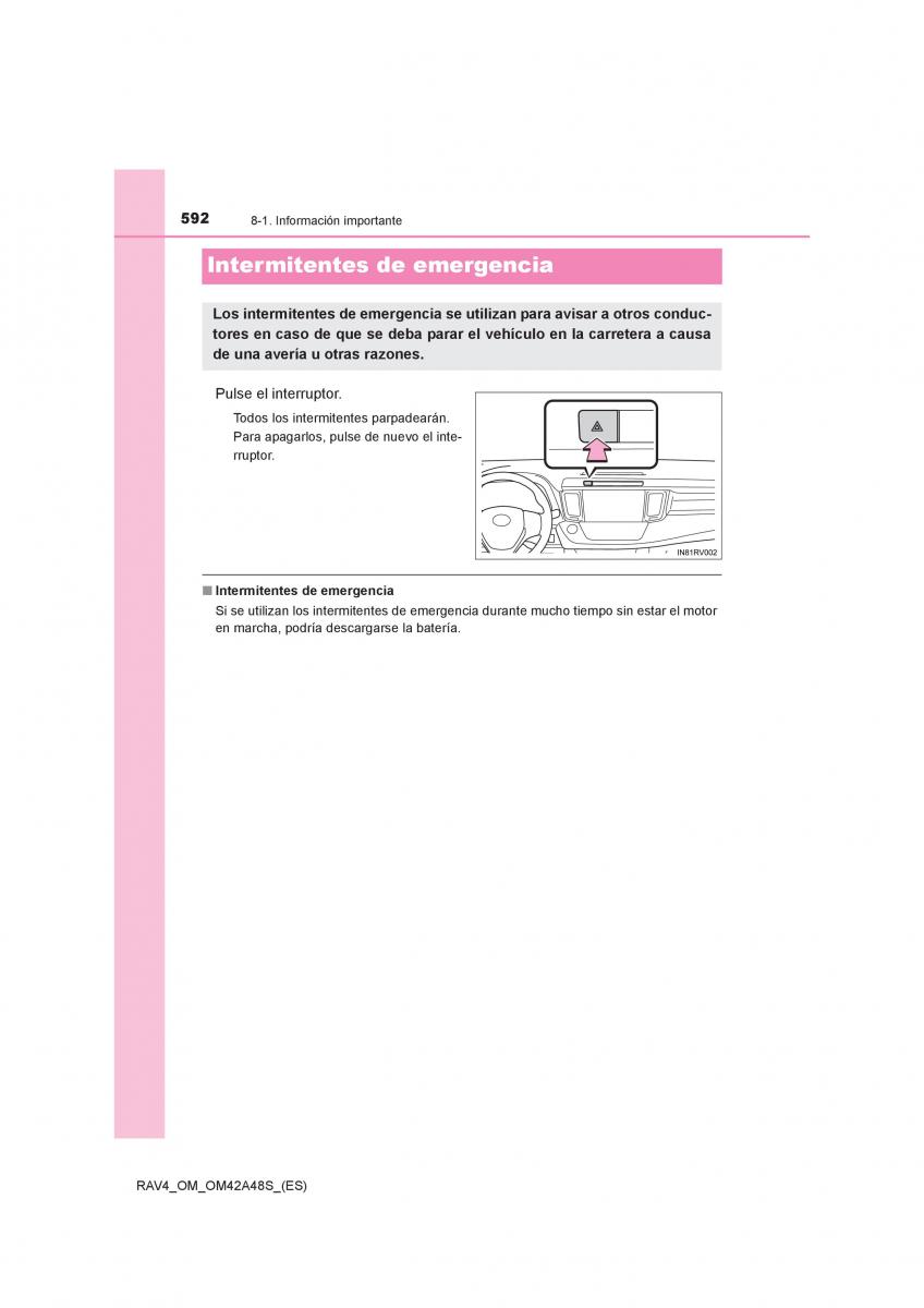 Toyota RAV4 IV 4 manual del propietario / page 592