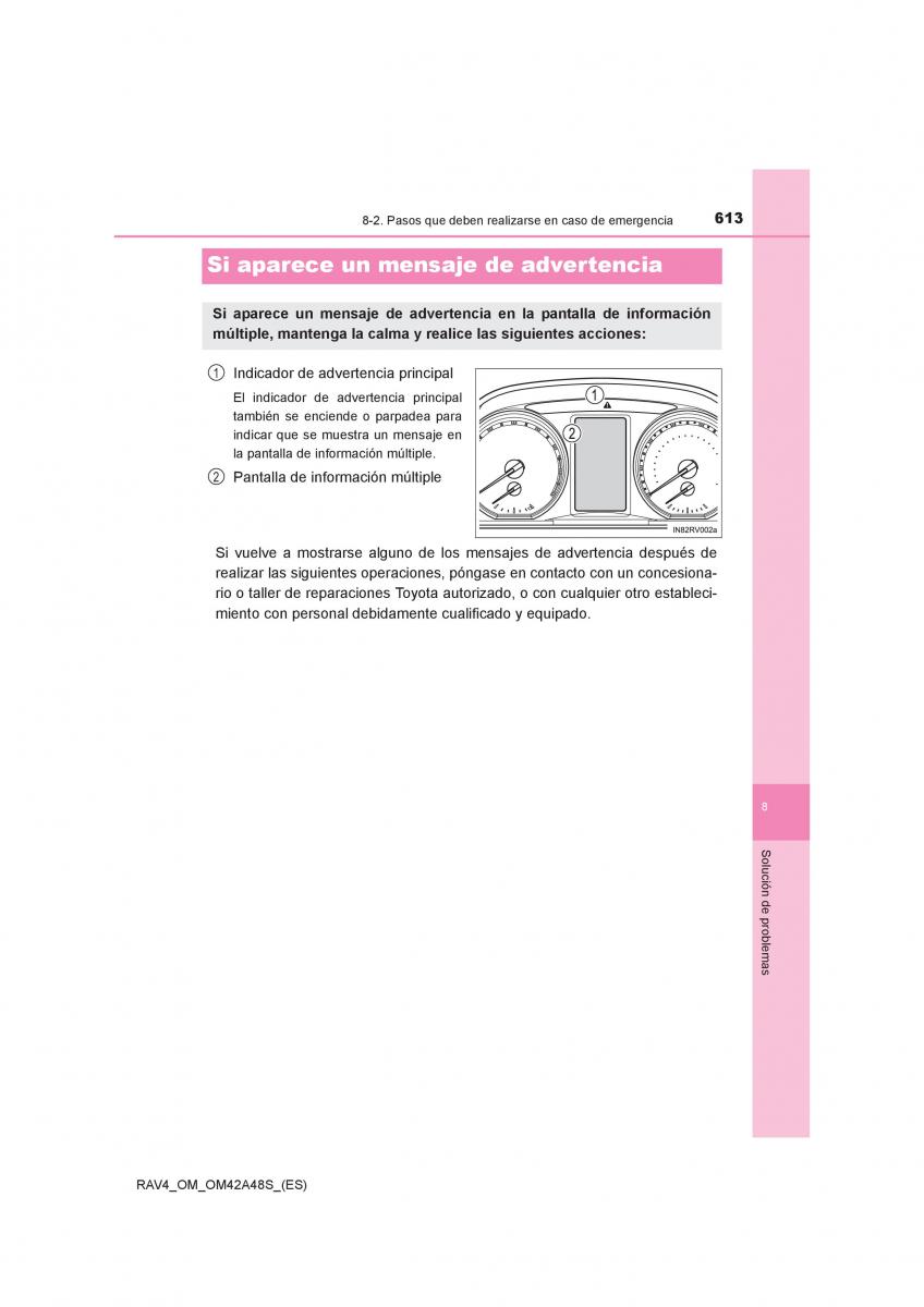 Toyota RAV4 IV 4 manual del propietario / page 613