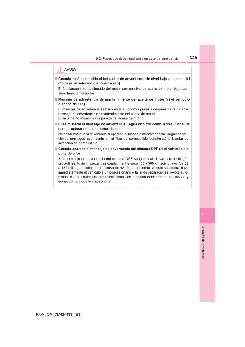 Toyota RAV4 IV 4 manual del propietario / page 629