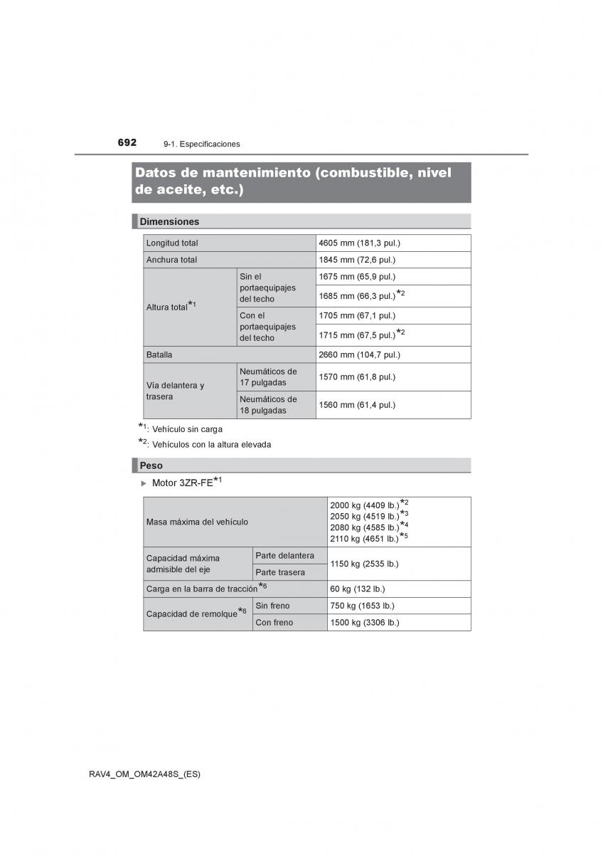 Toyota RAV4 IV 4 manual del propietario / page 692