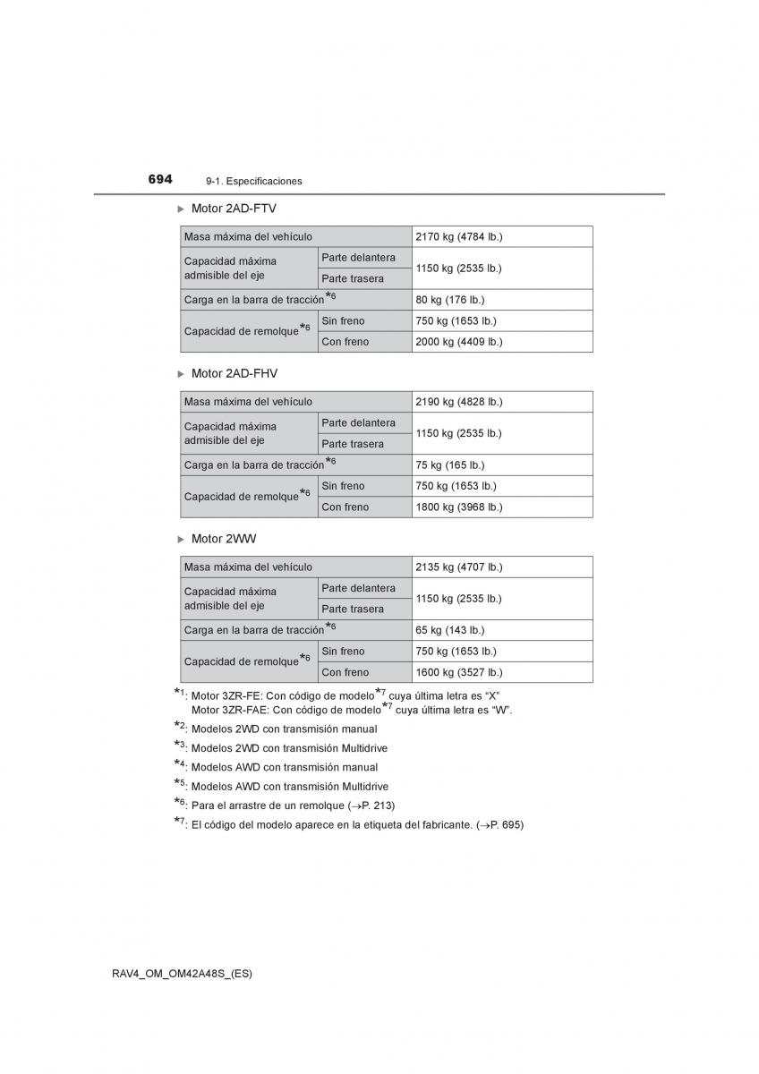 Toyota RAV4 IV 4 manual del propietario / page 694