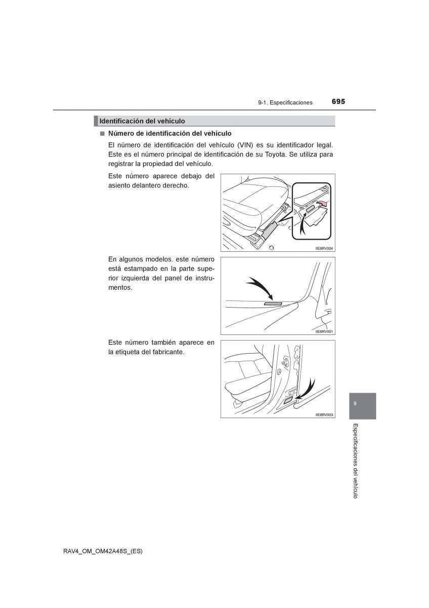 Toyota RAV4 IV 4 manual del propietario / page 695