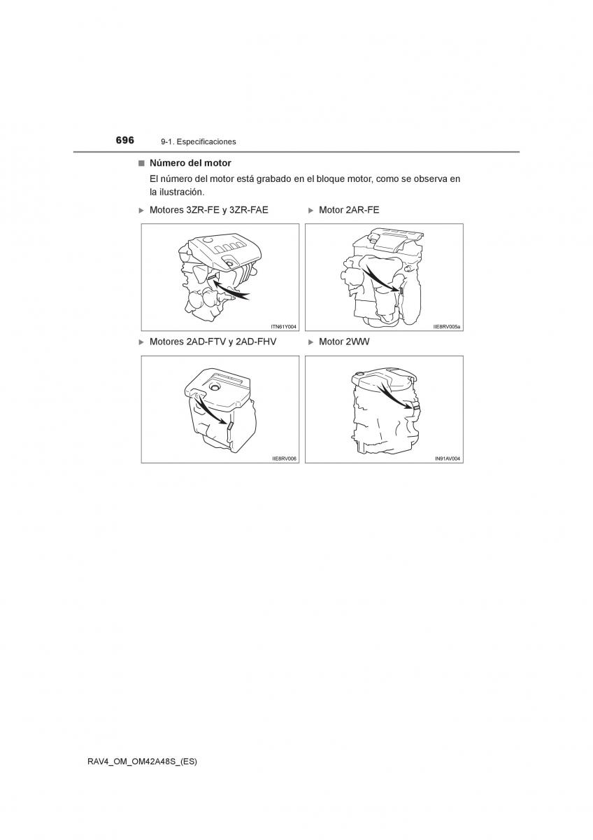 Toyota RAV4 IV 4 manual del propietario / page 696